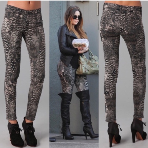 rag & bone Denim - ❌SOLD❌Rag & bone feather print leggings jeans